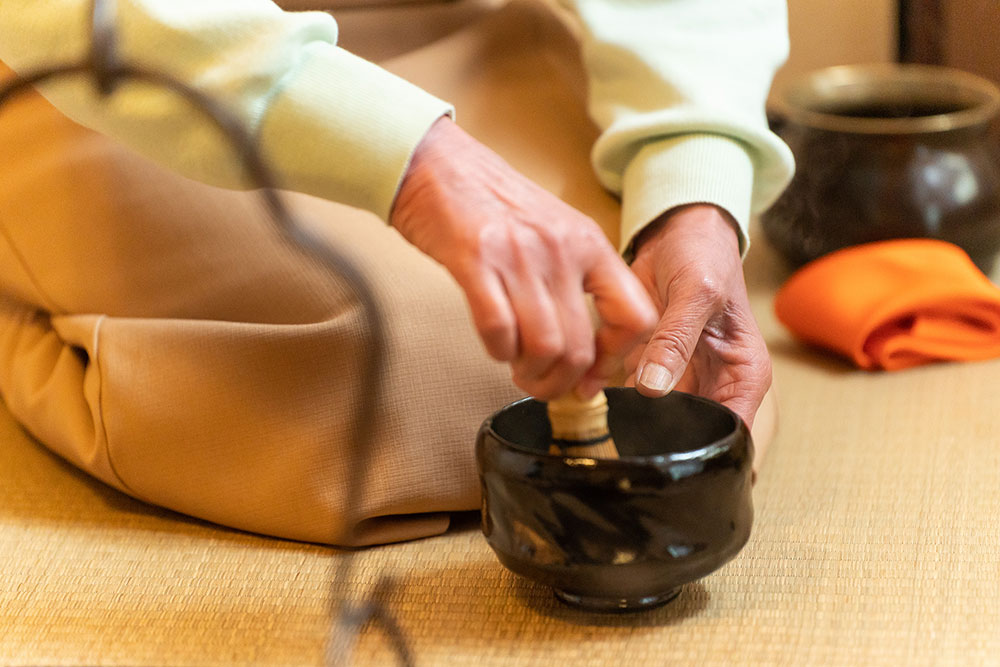 茶道教室の授業の様子